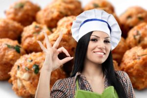 Donna, polpette