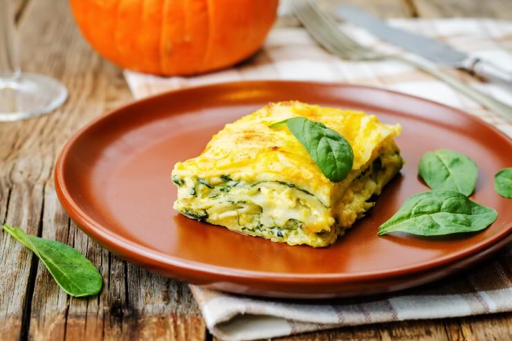 lasagna con ricotta e erpete