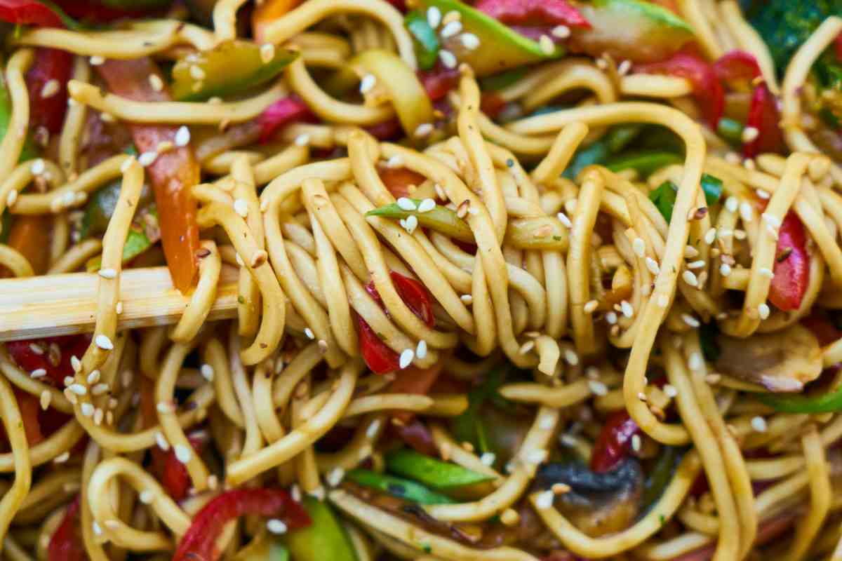 spaghetti con verdure